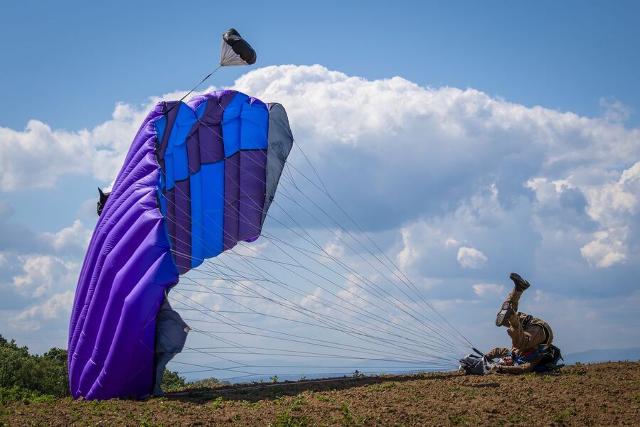Wierzbno. Uroczystość poświęcona gen. Okulickiemu i cichociemnym. Fot. Agnieszka Masłowska (IPN)