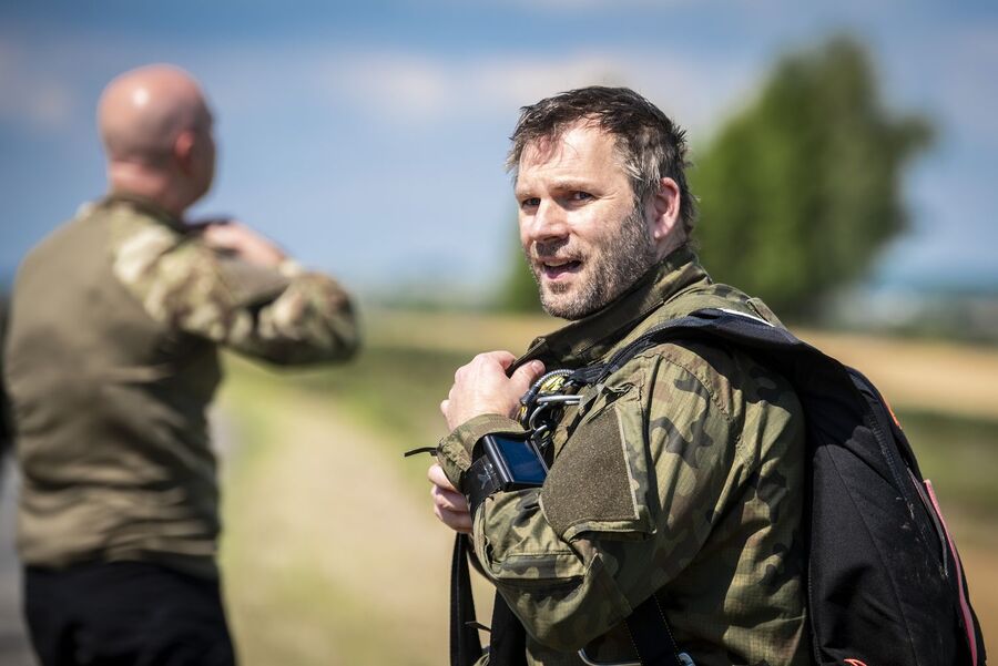 Wierzbno. Uroczystość poświęcona gen. Okulickiemu i cichociemnym. Fot. Agnieszka Masłowska (IPN)