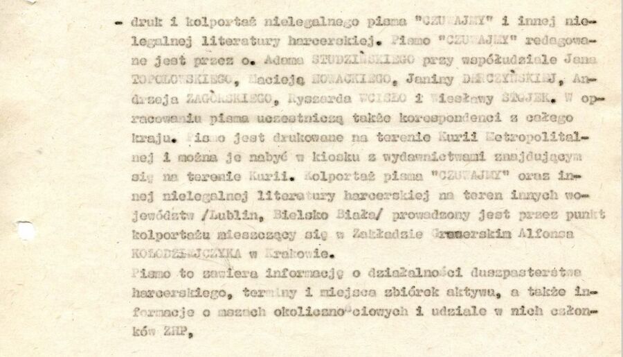 Informacja z grudnia 1986 r.