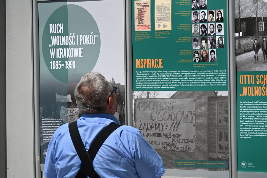 Otwarcie wystawy o Ruchu WiP w Krakowie. Fot. Janusz Ślęzak (IPN)