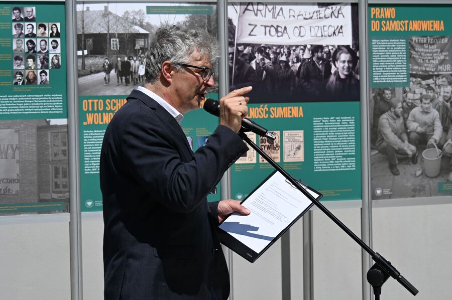 Otwarcie wystawy o Ruchu WiP w Krakowie. Fot. Janusz Ślęzak (IPN)