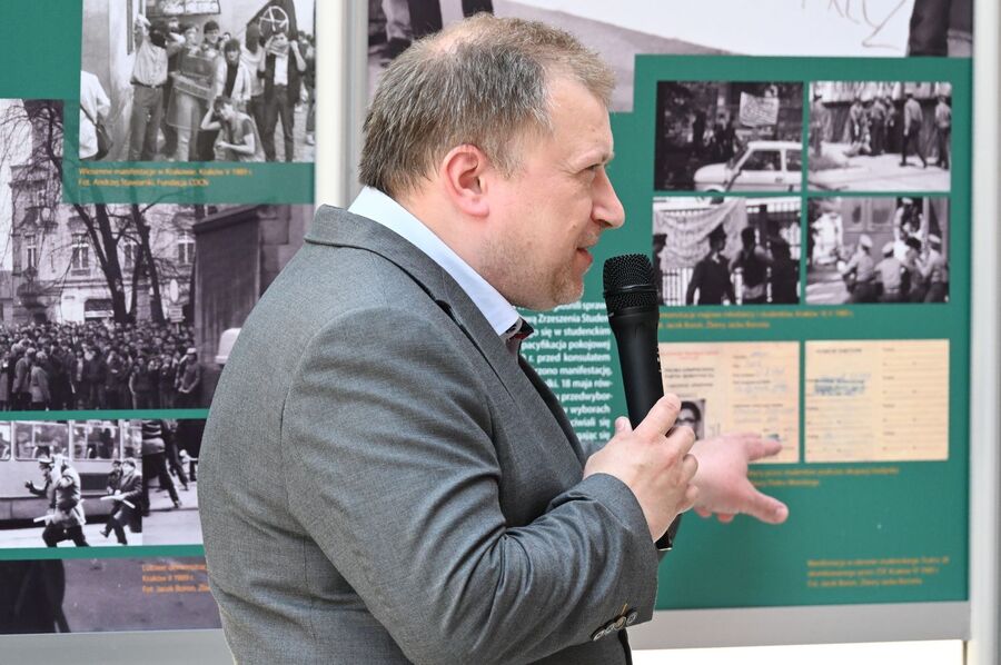 Otwarcie wystawy o Ruchu WiP w Krakowie. Fot. Janusz Ślęzak (IPN)