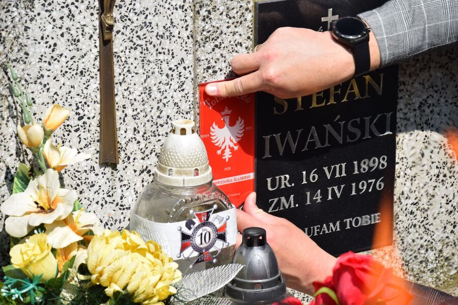 W Krakowie oznaczyliśmy grób powstańca śląskiego Stefana Iwańskiego. Fot. IPN