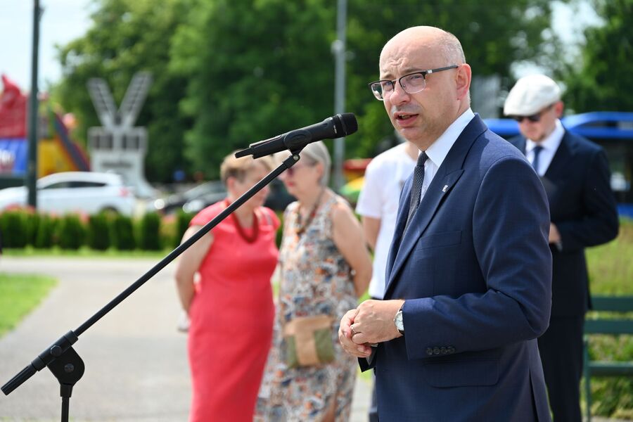 Otwarcie wystawy poświęconej Stanisławowi Mierzwie. Fot. Żaneta Wierzgacz (IPN)