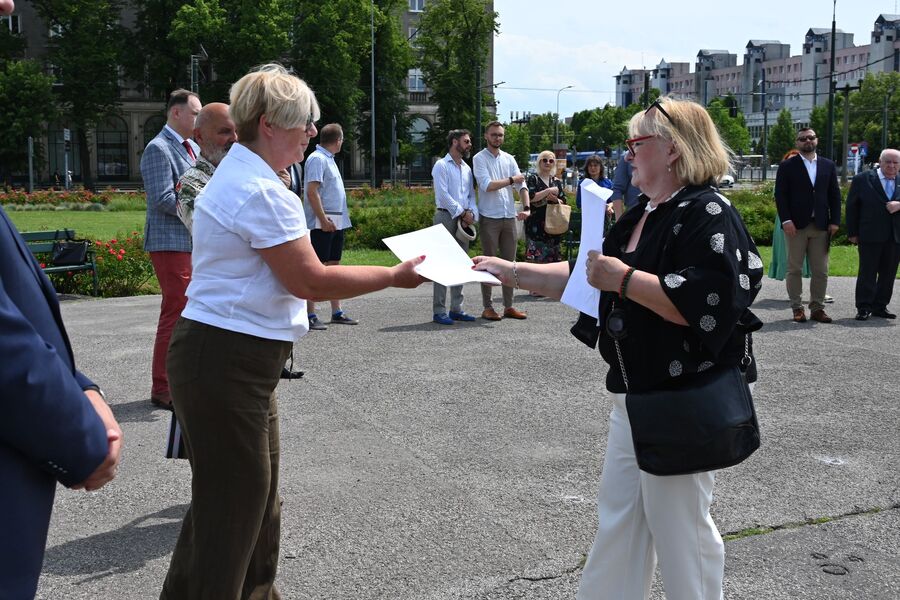 Otwarcie wystawy poświęconej Stanisławowi Mierzwie. Fot. Żaneta Wierzgacz (IPN)