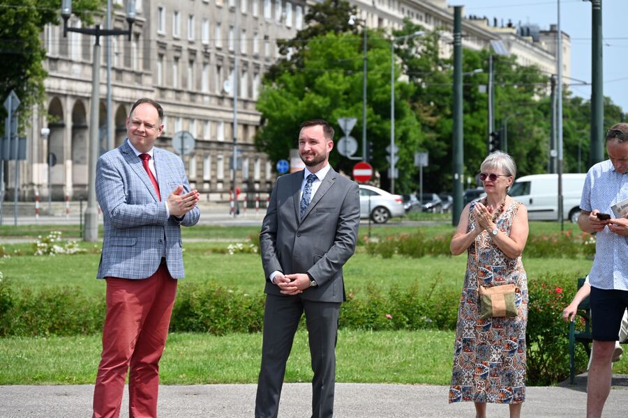 Otwarcie wystawy poświęconej Stanisławowi Mierzwie. Fot. Żaneta Wierzgacz (IPN)