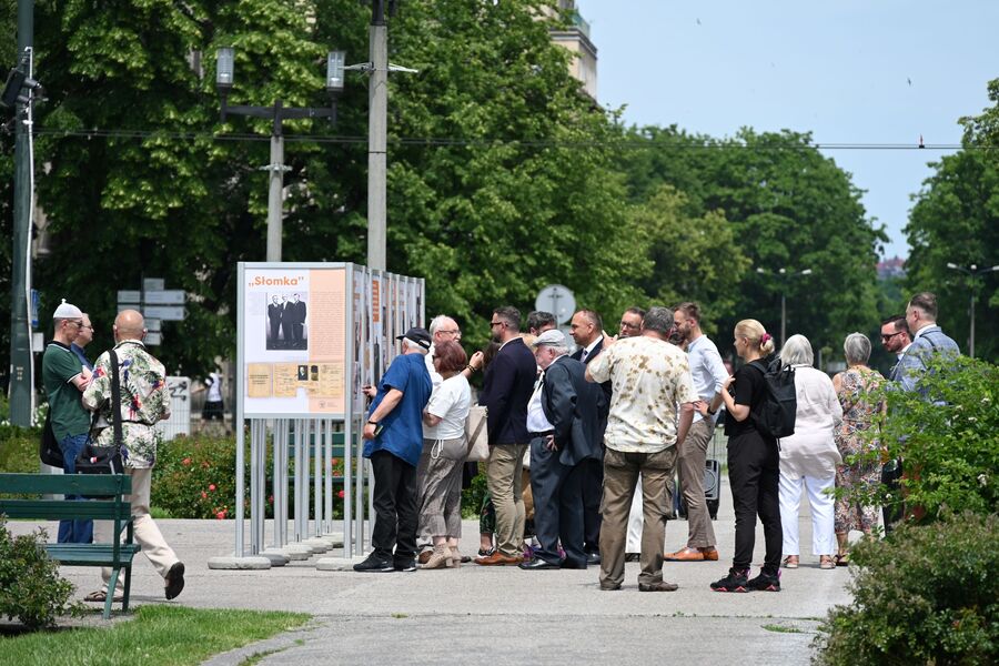Otwarcie wystawy poświęconej Stanisławowi Mierzwie. Fot. Żaneta Wierzgacz (IPN)