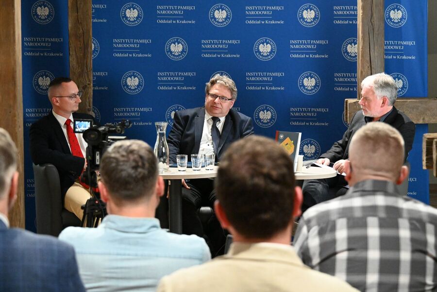 Spotkanie Krakowskiej Loży Historii Współczesnej. Fot. Kamil Szkaradek (IPN)