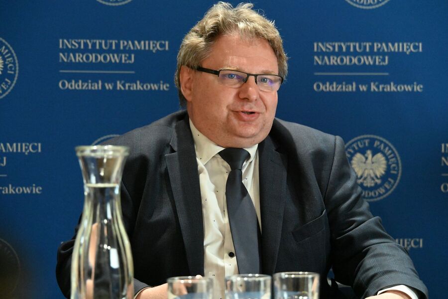 Spotkanie Krakowskiej Loży Historii Współczesnej. Fot. Kamil Szkaradek (IPN)