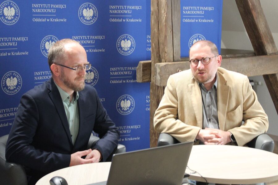 Archiwalna środa o żydowskiej społeczności Podgórza. Fot. Kamil Szkaradek (IPN)