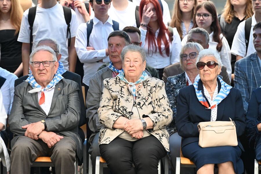 Uroczystość w Oświęcimiu. Fot. Janusz Ślęzak (IPN)