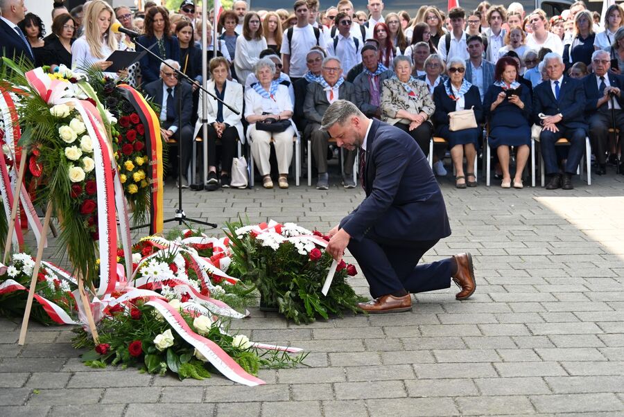 Uroczystość w Oświęcimiu. Fot. Janusz Ślęzak (IPN)