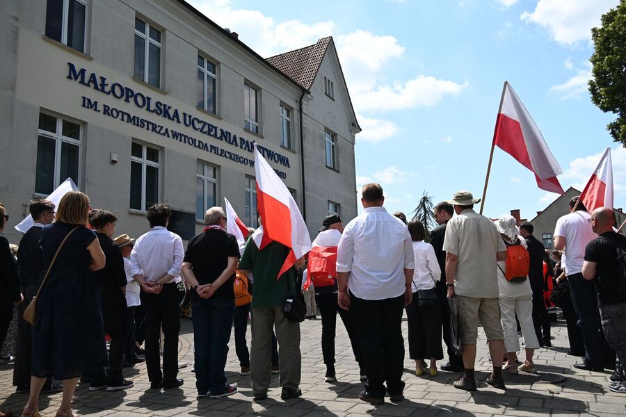 Uroczystość w Oświęcimiu. Fot. Janusz Ślęzak (IPN)