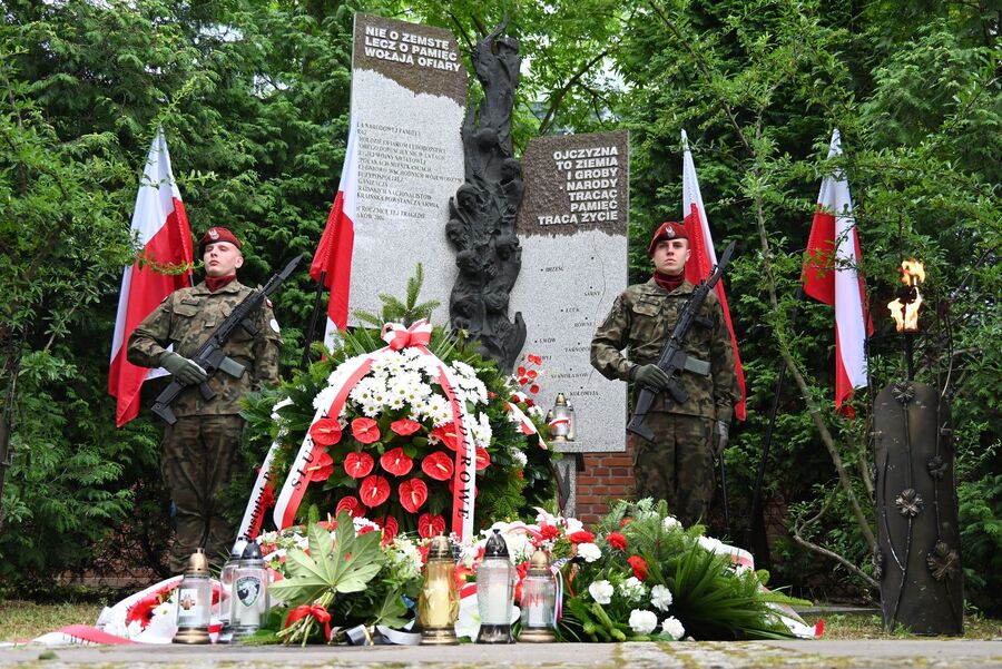 Krakowskie uroczystości w 82. rocznicę krwawej niedzieli na Wołyniu. Fot. Janusz Ślęzak (IPN)