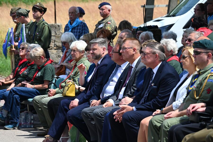 81. rocznica akcji specjalnej „Koppe”. Uroczystości w Udorzu. Fot. Janusz Ślęzak (IPN)