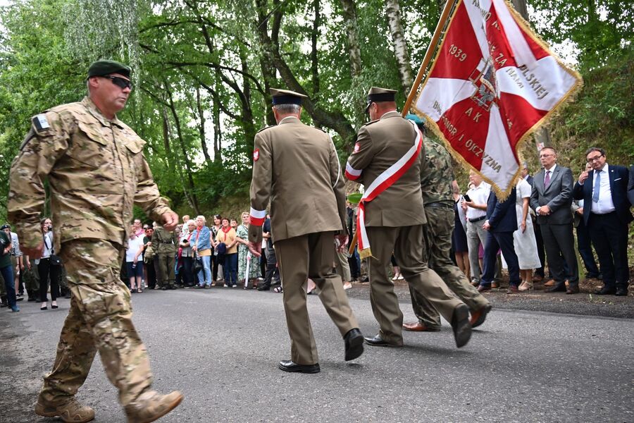 81. rocznica akcji specjalnej „Koppe”. Uroczystości w Udorzu. Fot. Janusz Ślęzak (IPN)