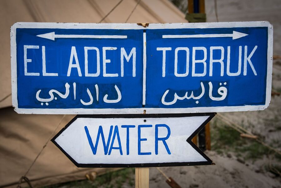 Tobruk 1941. Przystanek Żywej Historii na Pustyni Błędowskiej – Róża Wiatrów (Klucze). Fot. Agnieszka Masłowska (IPN)