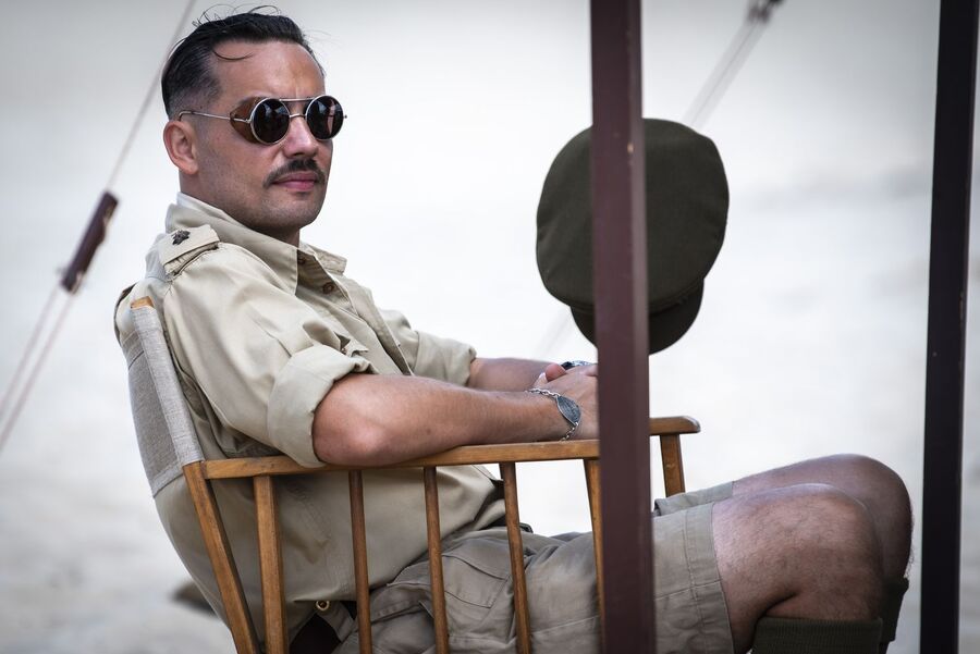 Tobruk 1941. Przystanek Żywej Historii na Pustyni Błędowskiej – Róża Wiatrów (Klucze). Fot. Agnieszka Masłowska (IPN)