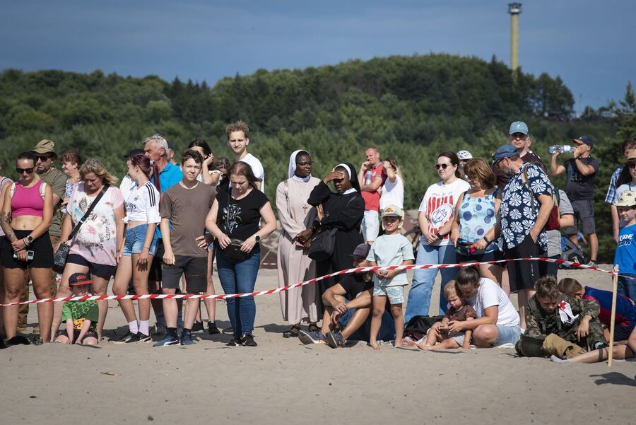 Tobruk 1941. Przystanek Żywej Historii na Pustyni Błędowskiej – Róża Wiatrów (Klucze). Fot. Agnieszka Masłowska (IPN)