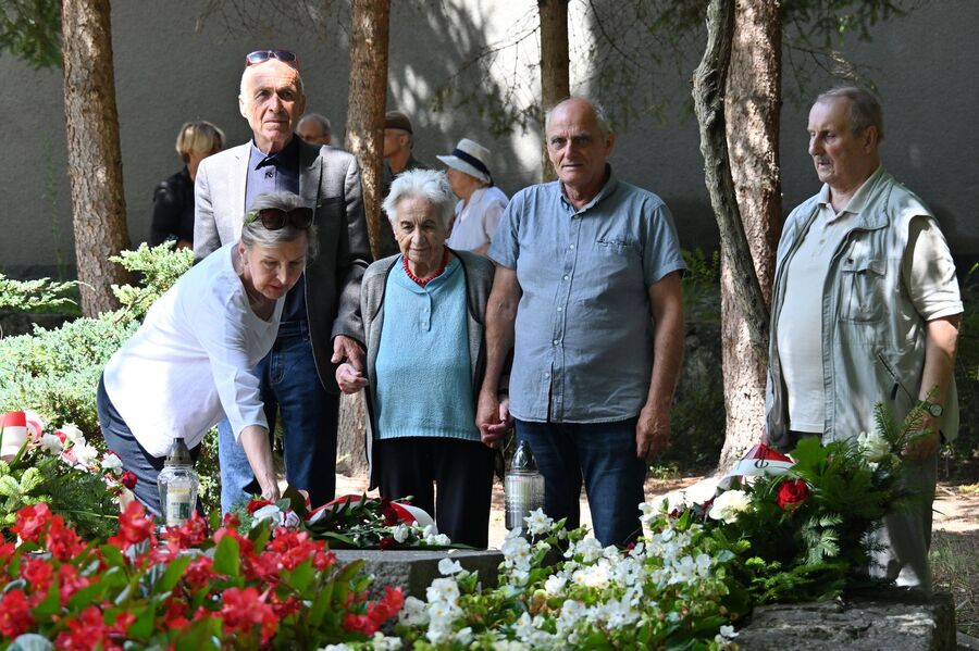 81. rocznica wymordowania robotników niemieckiego obozu pracy „Liban”. Fot. Janusz Ślęzak (IPN)