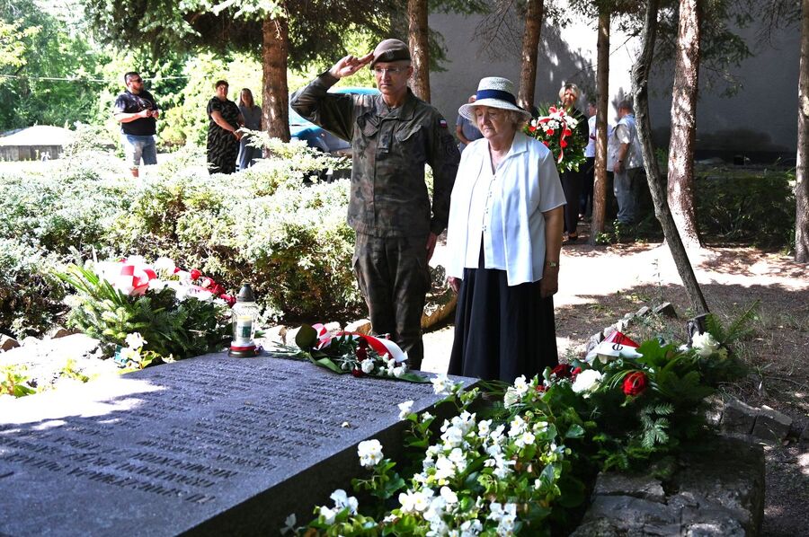 81. rocznica wymordowania robotników niemieckiego obozu pracy „Liban”. Fot. Janusz Ślęzak (IPN)