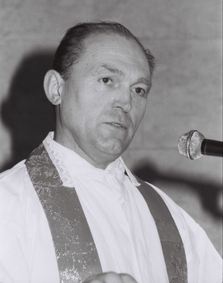 Ks. Adolf Chojnacki, 1986. Fot. Zbigniew Galicki