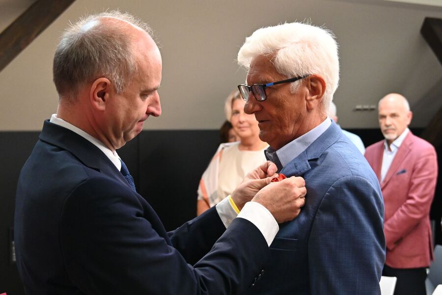 Wręczenie odznaczeń państwowych w siedzibie krakowskiego oddziału IPN. Fot. Janusz Ślęzak (IPN)