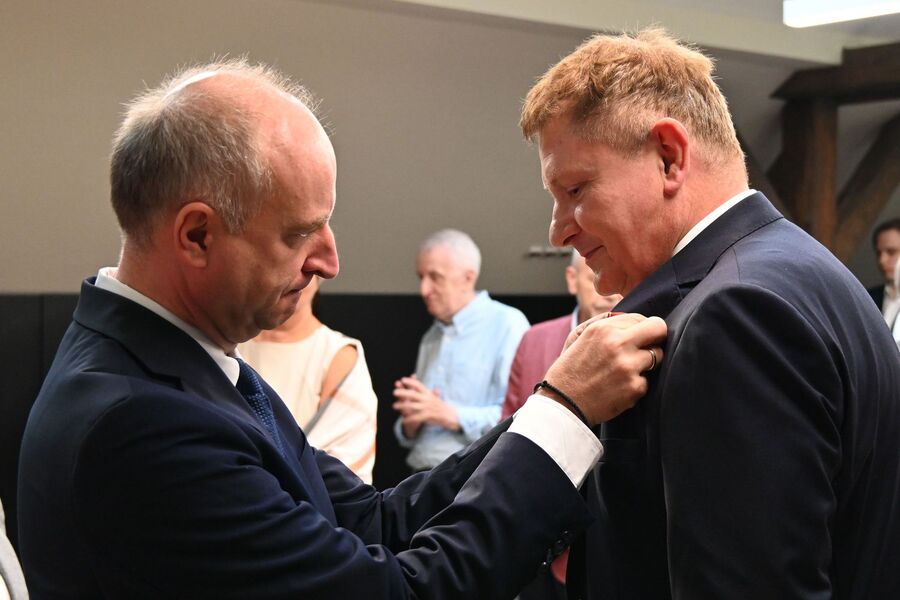 Wręczenie odznaczeń państwowych w siedzibie krakowskiego oddziału IPN. Fot. Janusz Ślęzak (IPN)