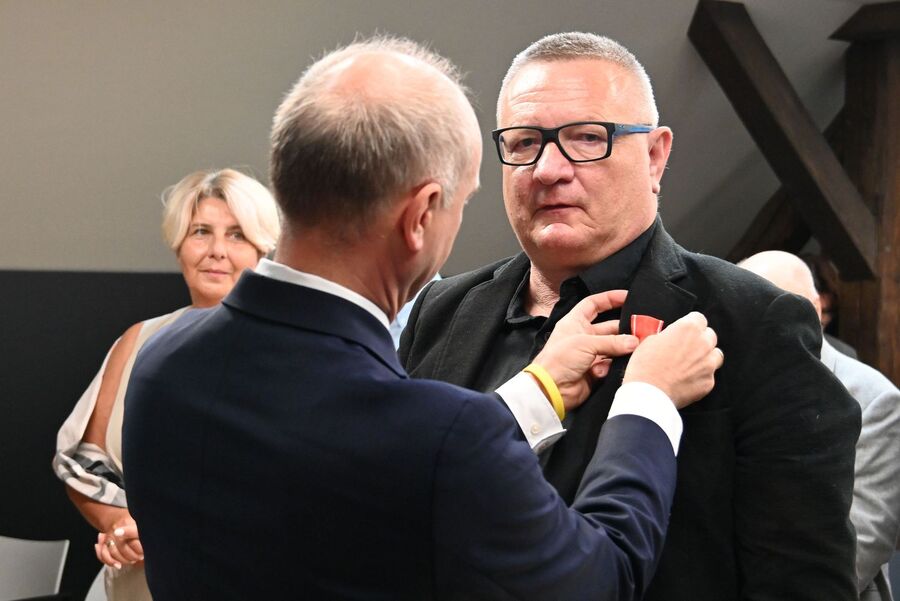 Wręczenie odznaczeń państwowych w siedzibie krakowskiego oddziału IPN. Fot. Janusz Ślęzak (IPN)