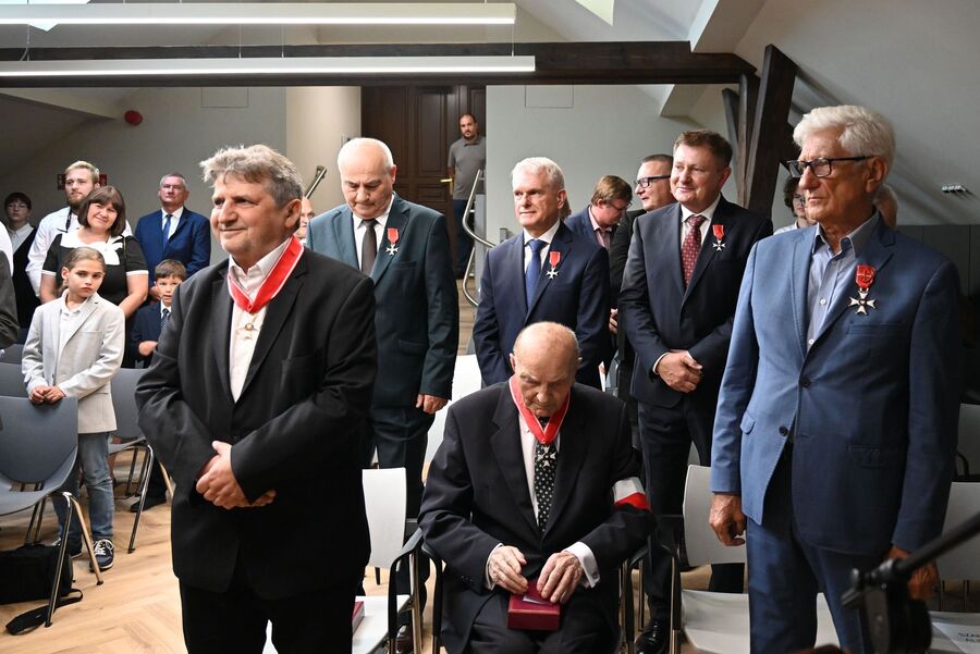 Wręczenie odznaczeń państwowych w siedzibie krakowskiego oddziału IPN. Fot. Janusz Ślęzak (IPN)