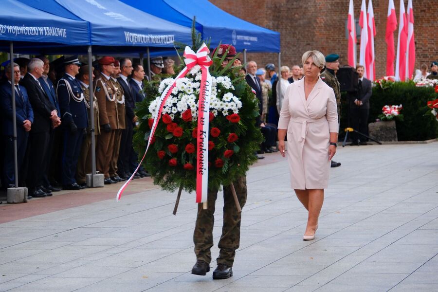 Krakowskie uroczystości w 81. rocznicę wybuchu powstania warszawskiego. Fot. Małopolski Urząd Wojewódzki