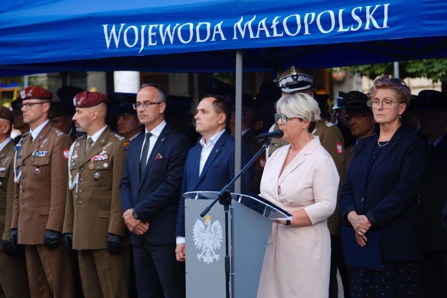 Krakowskie uroczystości w 81. rocznicę wybuchu powstania warszawskiego. Fot. Małopolski Urząd Wojewódzki