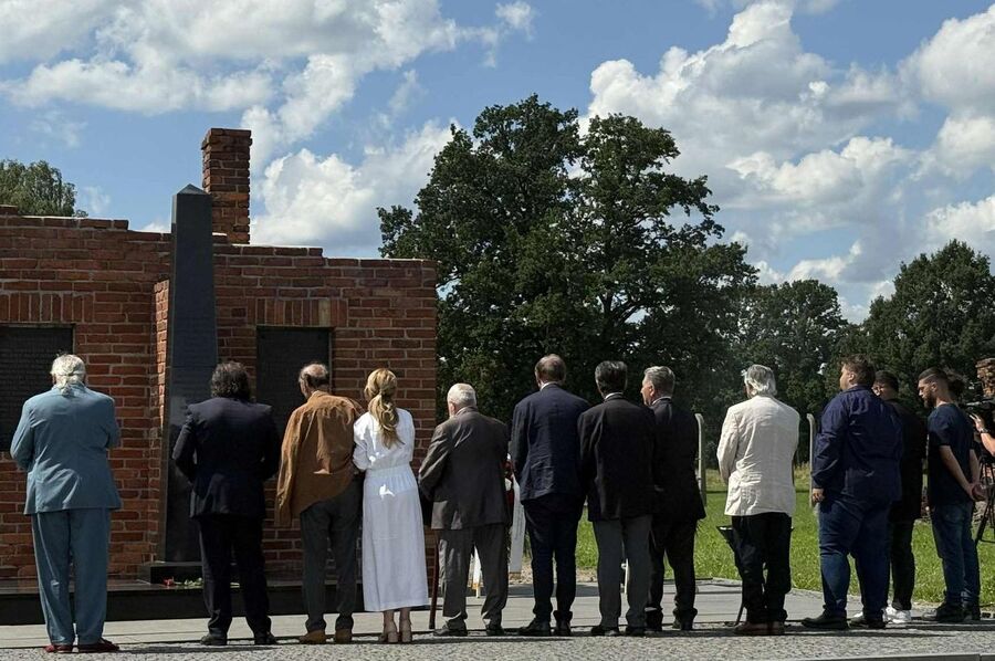 81. rocznica wymordowania Romów i Sinti w Auschwitz. Fot. IPN