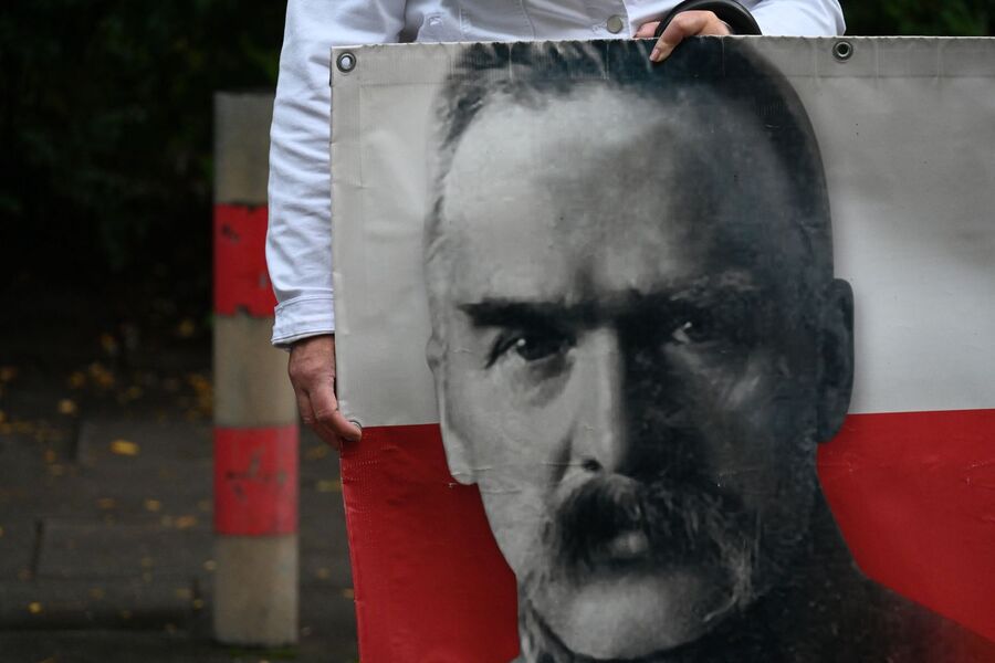 LX Marsz Szlakiem Pierwszej Kompanii Kadrowej. Fot. Janusz Ślęzak (IPN)