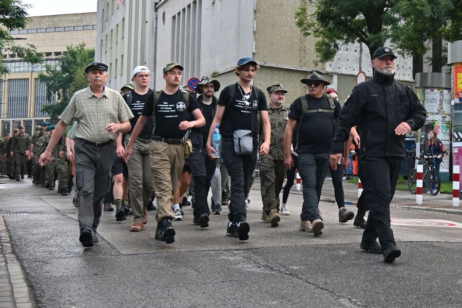 LX Marsz Szlakiem Pierwszej Kompanii Kadrowej. Fot. Janusz Ślęzak (IPN)