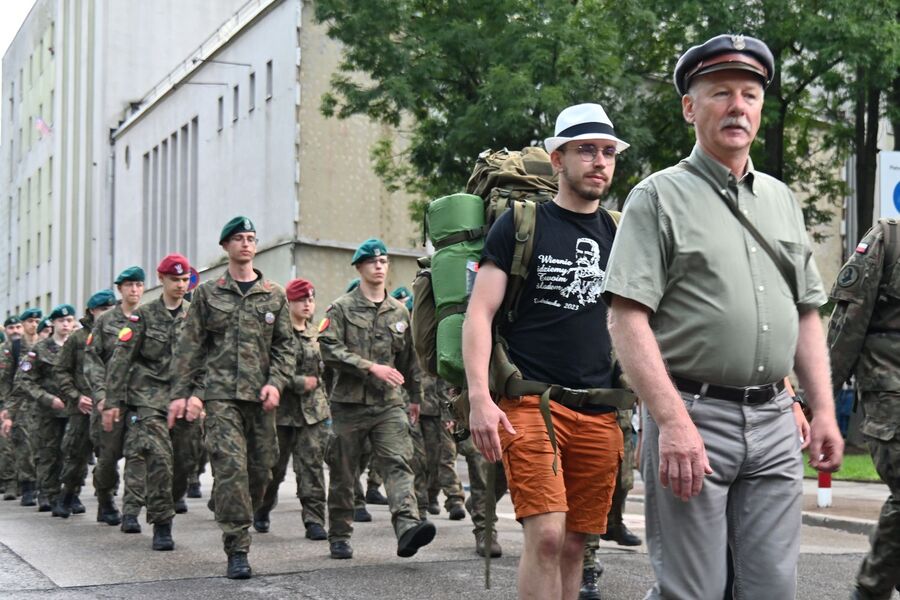LX Marsz Szlakiem Pierwszej Kompanii Kadrowej. Fot. Janusz Ślęzak (IPN)