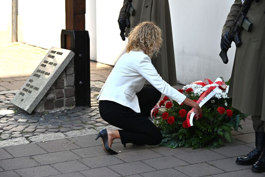 Kraków. Uroczystość pamięci ofiar operacji polskiej NKWD. Fot. Janusz Ślęzak (IPN)
