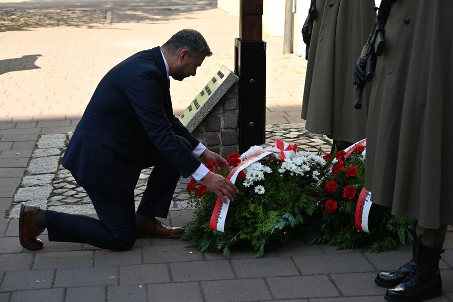Kraków. Uroczystość pamięci ofiar operacji polskiej NKWD. Fot. Janusz Ślęzak (IPN)