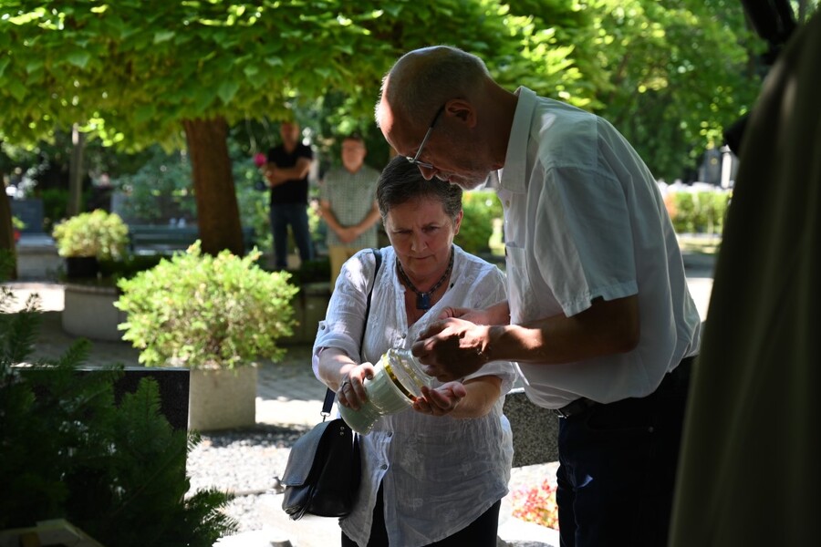 65. rocznica urodzin Janusza Kurtyki. Fot. Żaneta Wierzgacz (IPN)