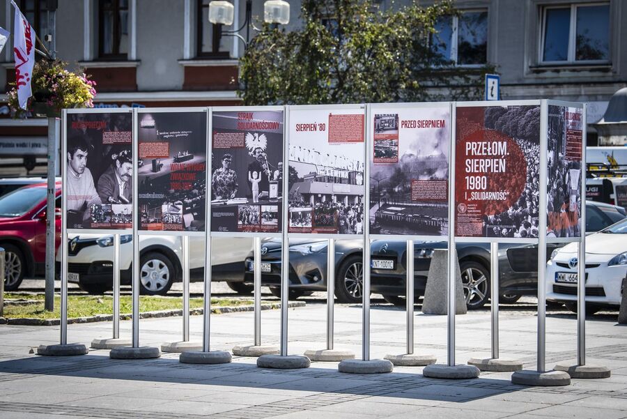 Dwie wystawy o Solidarności w Nowym Targu. Fot. Agnieszka Masłowska (IPN)