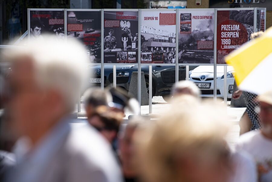 Dwie wystawy o Solidarności w Nowym Targu. Fot. Agnieszka Masłowska (IPN)