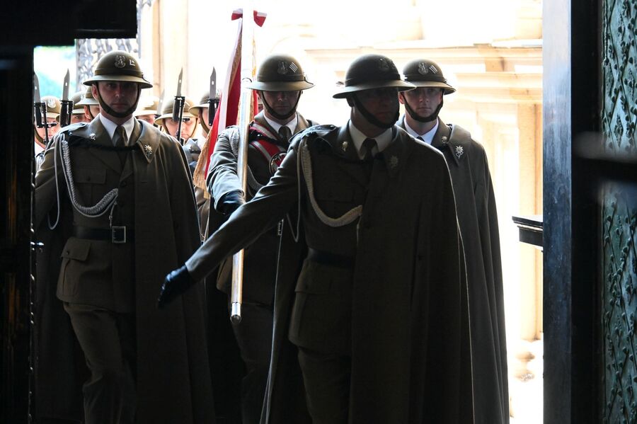 Krakowskie obchody Święta Wojska Polskiego. Fot. Janusz Ślęzak (IPN)