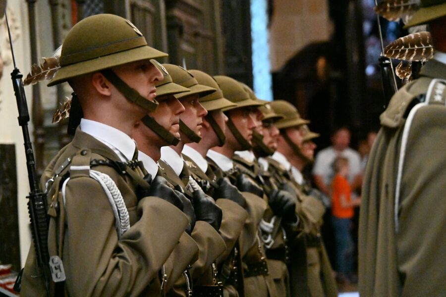 Krakowskie obchody Święta Wojska Polskiego. Fot. Janusz Ślęzak (IPN)