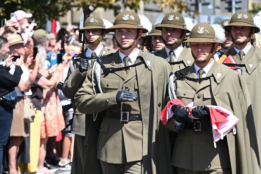Krakowskie obchody Święta Wojska Polskiego. Fot. Janusz Ślęzak (IPN)