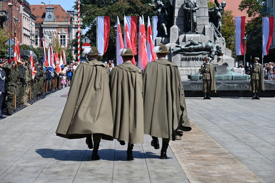 Krakowskie obchody Święta Wojska Polskiego. Fot. Janusz Ślęzak (IPN)