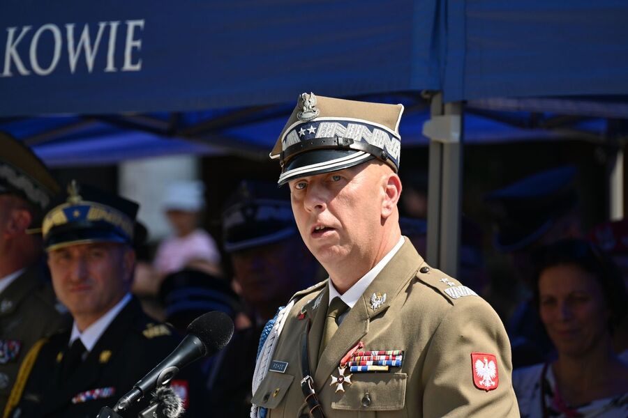 Krakowskie obchody Święta Wojska Polskiego. Fot. Janusz Ślęzak (IPN)