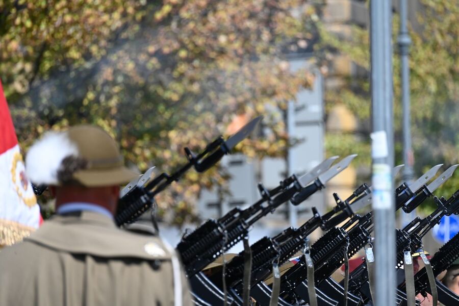 Krakowskie obchody Święta Wojska Polskiego. Fot. Janusz Ślęzak (IPN)