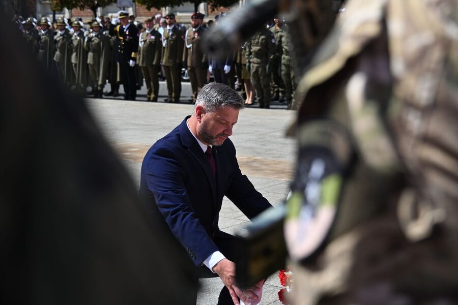 Krakowskie obchody Święta Wojska Polskiego. Fot. Janusz Ślęzak (IPN)