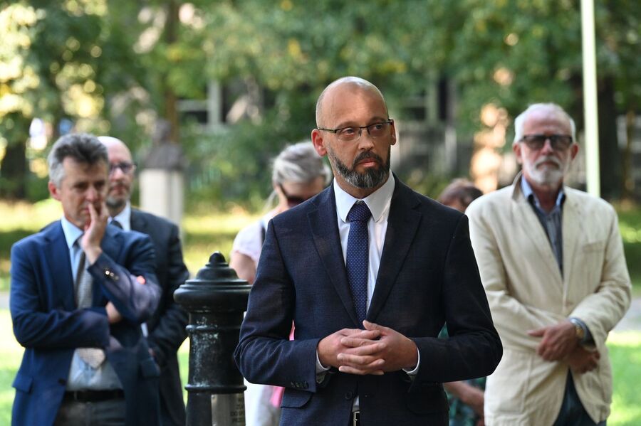 79. rocznica śmierć „Inki”. Uroczystość w Krakowie. Fot. Janusz Ślęzak (IPN)