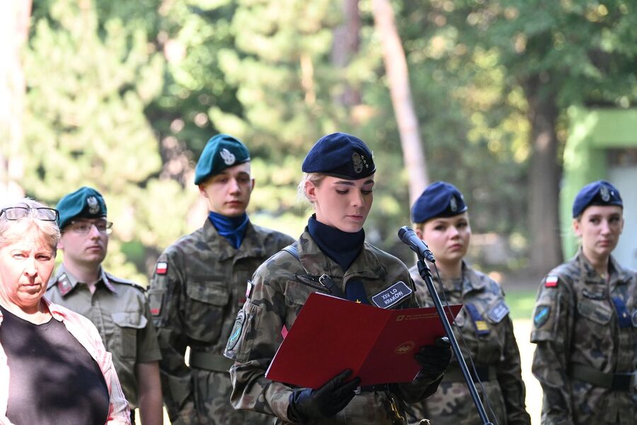 79. rocznica śmierć „Inki”. Uroczystość w Krakowie. Fot. Janusz Ślęzak (IPN)